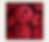 A handmade painting of a deep red canvas with closely spaced vertical lines, creating a rich texture and bold visual depth