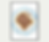 Handmade painting of a Nutella-covered bread slice on an ornate white plate with indigo details, contrasting vintage elegance