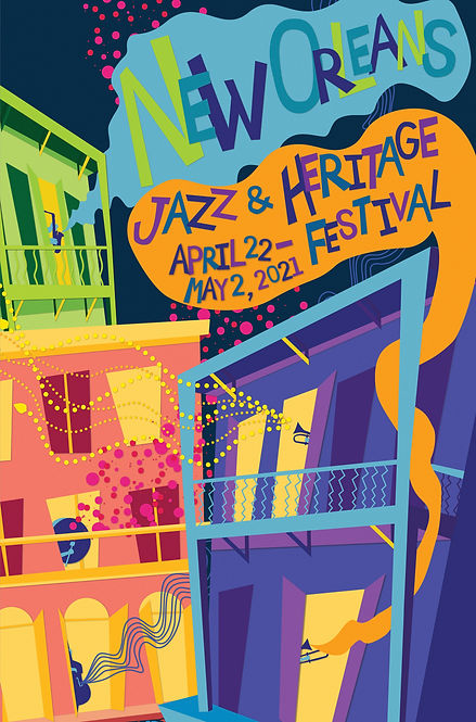 New Orleans Jazz Festival Poster