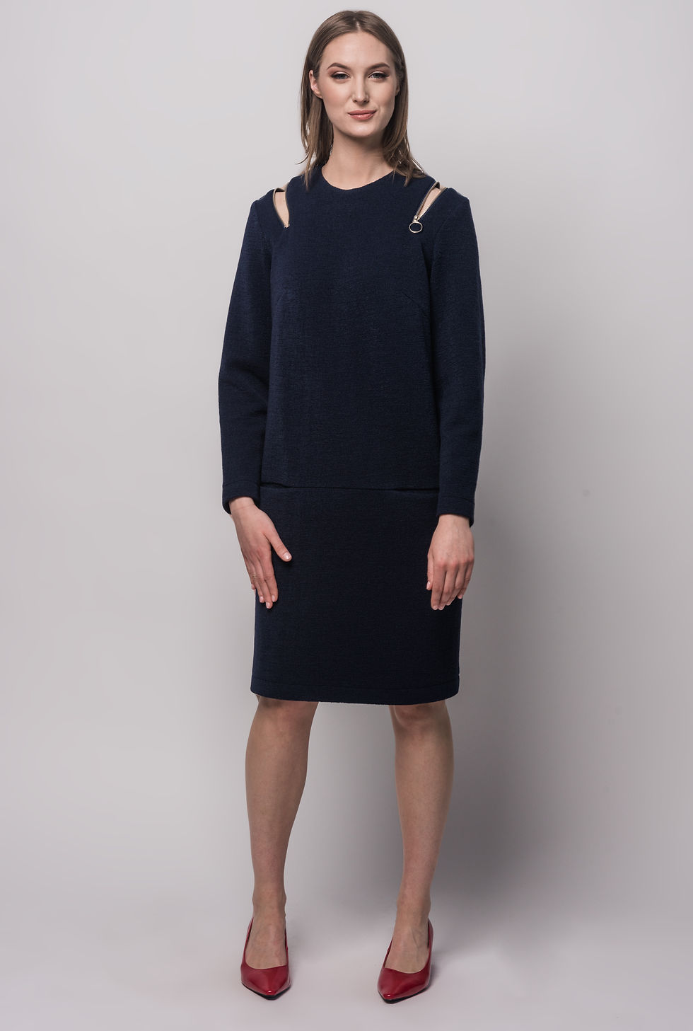 Thumbnail: SUKNELĖ "KARALIŠKAI  MĖLYNA"