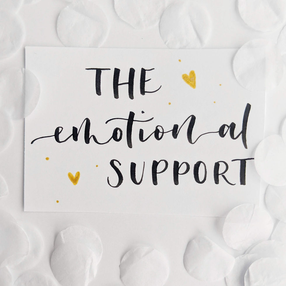 The emotionally supportive friend - five types of friends you need for your small creative business