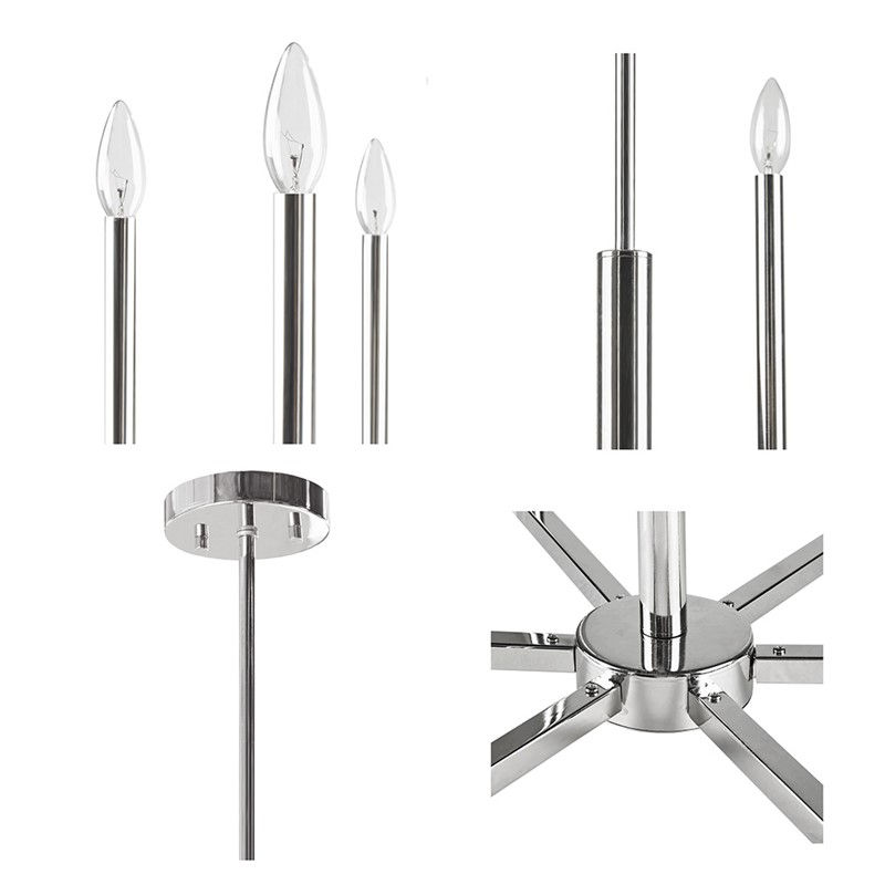 Thumbnail: Renzetti 6-Light Contemporary Candelabra Styled Chandelier