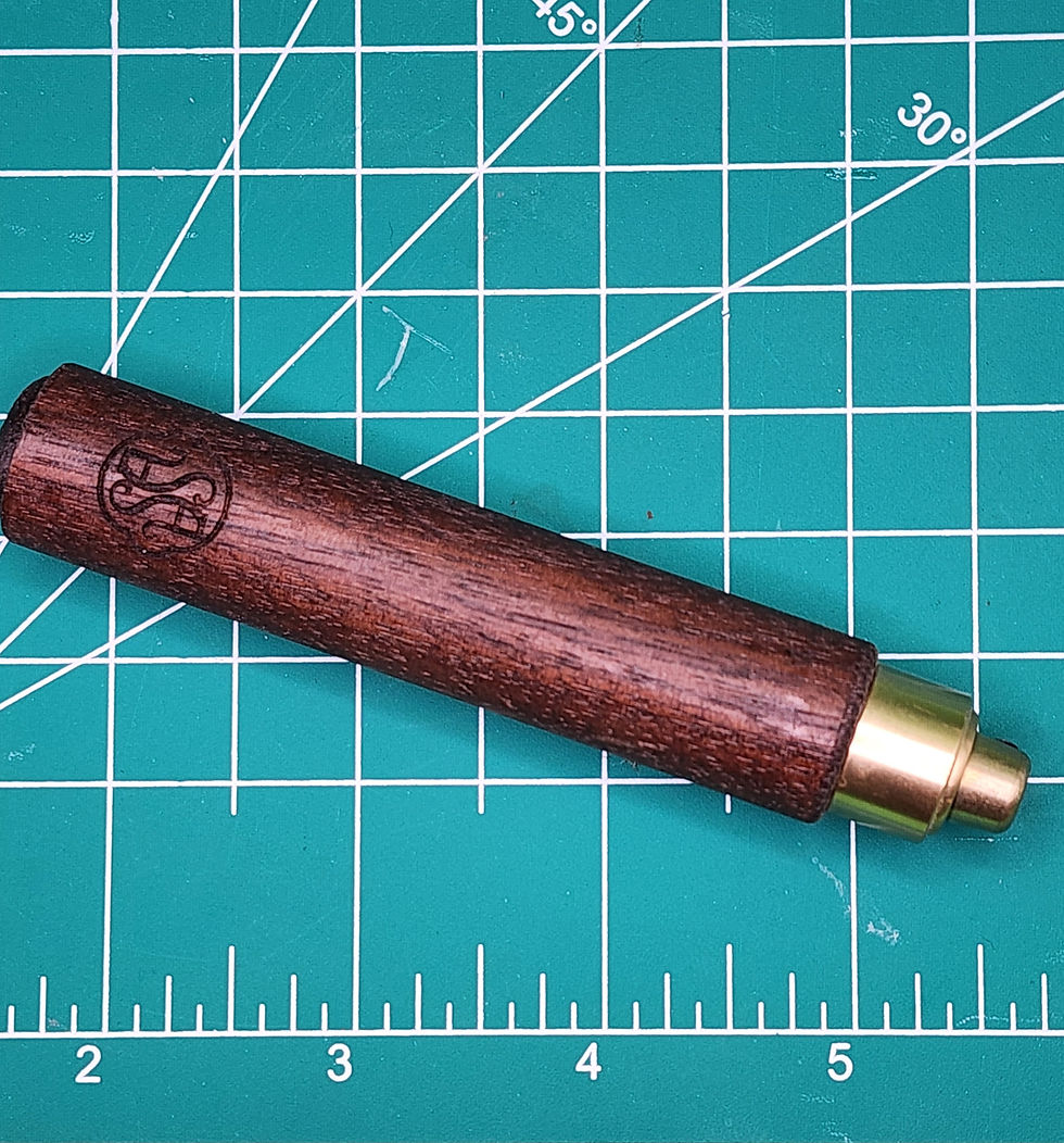 Thumbnail: Sam Alfano Chisel and Tool Handle for 1/8" Shanks with GRS Bronze QC Holder