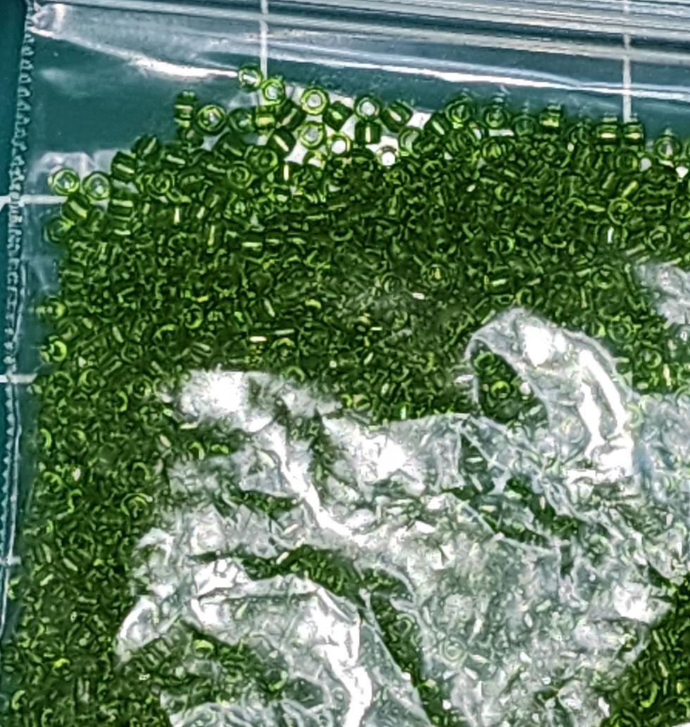 Thumbnail: Shimmering Glass Seed Beads 1.3oz or more