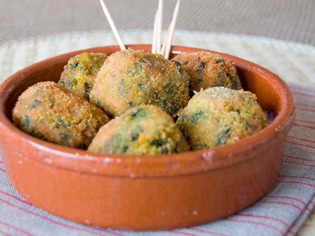CROQUETAS DE ACELGAS CON QUESO