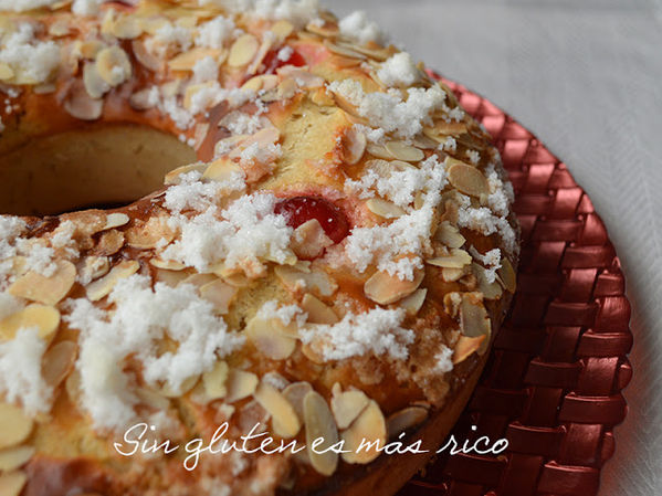 ROSCÓN DE REYES SIN GLUTEN Y SIN LACTOSA