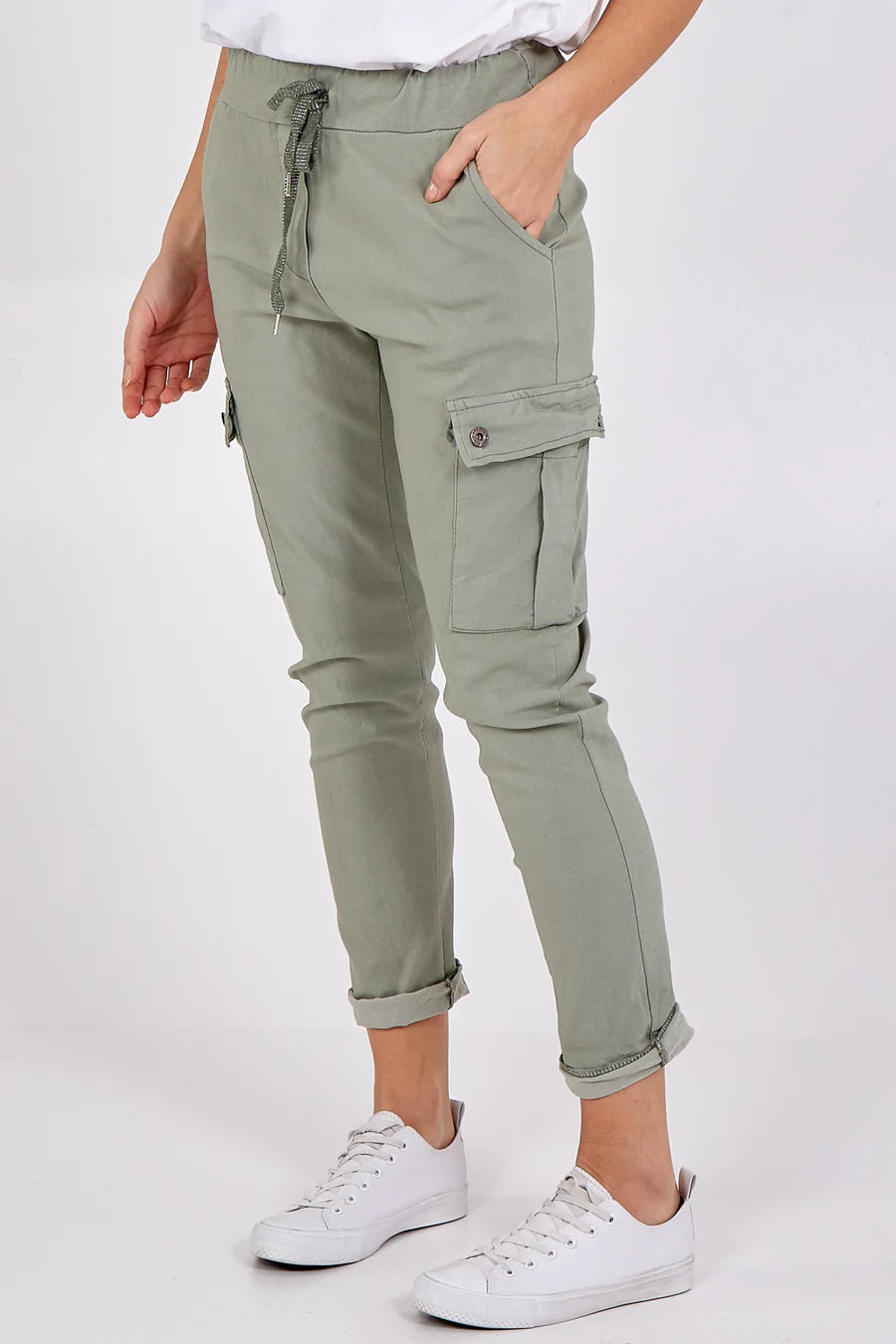 Cargo magic pants Fancy Pants Boutique