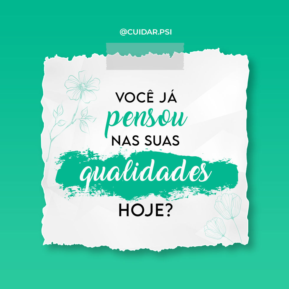 arte reflexiva sobre qualificações pessoais