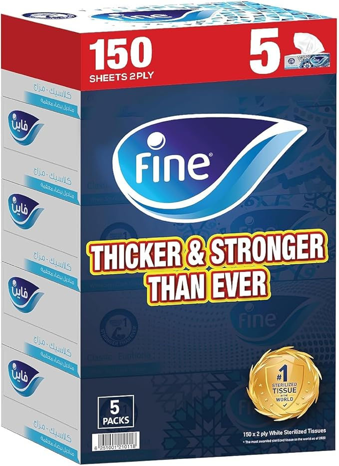 Fine Facial Tissue Box 1x5pck