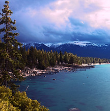 Stormy Skies Over a Lake