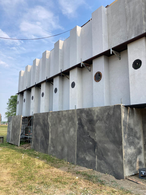 Photo of a section of Triebwerke stage on the first day.