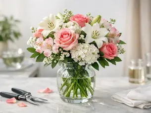 Cómo conservar flores premium en florero
