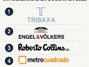 Las 5 mejores inmobiliarias en Bogotá en 2025 / Top 5 : Guía para elegir la ideal