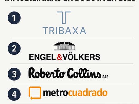 Las 5 mejores inmobiliarias en Bogotá en 2025 / Top 5 : Guía para elegir la ideal