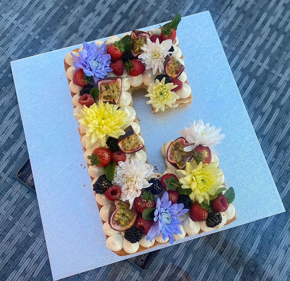 Thumbnail: Loaded Number or Letter Cakes