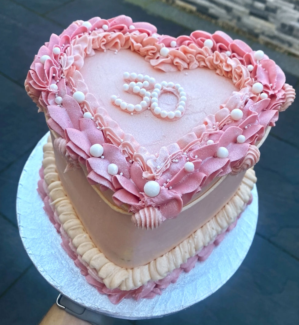 Thumbnail: Vintage Heart Shaped Cake
