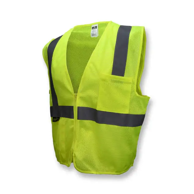 サムネイル： Miraioo SV1Z, Economy Class 2 Mesh Safety Vest with Zipper