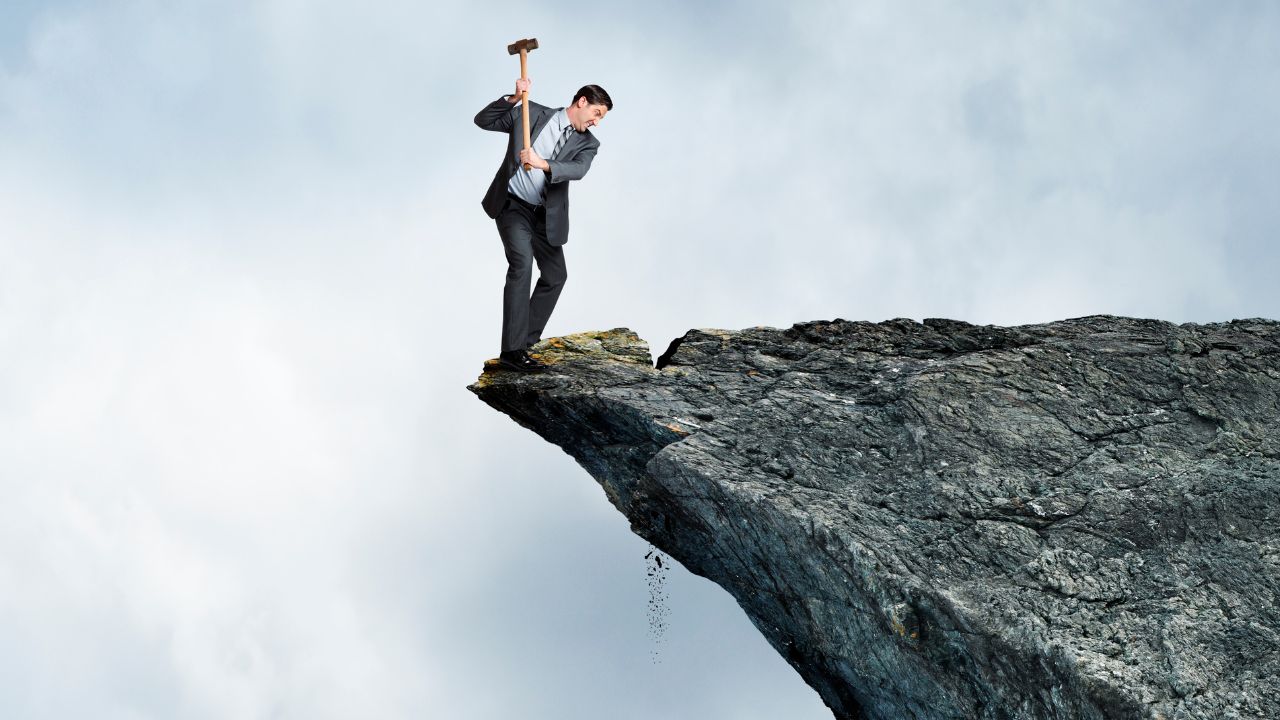 Find out the reasons and remedial solution for the self sabotage