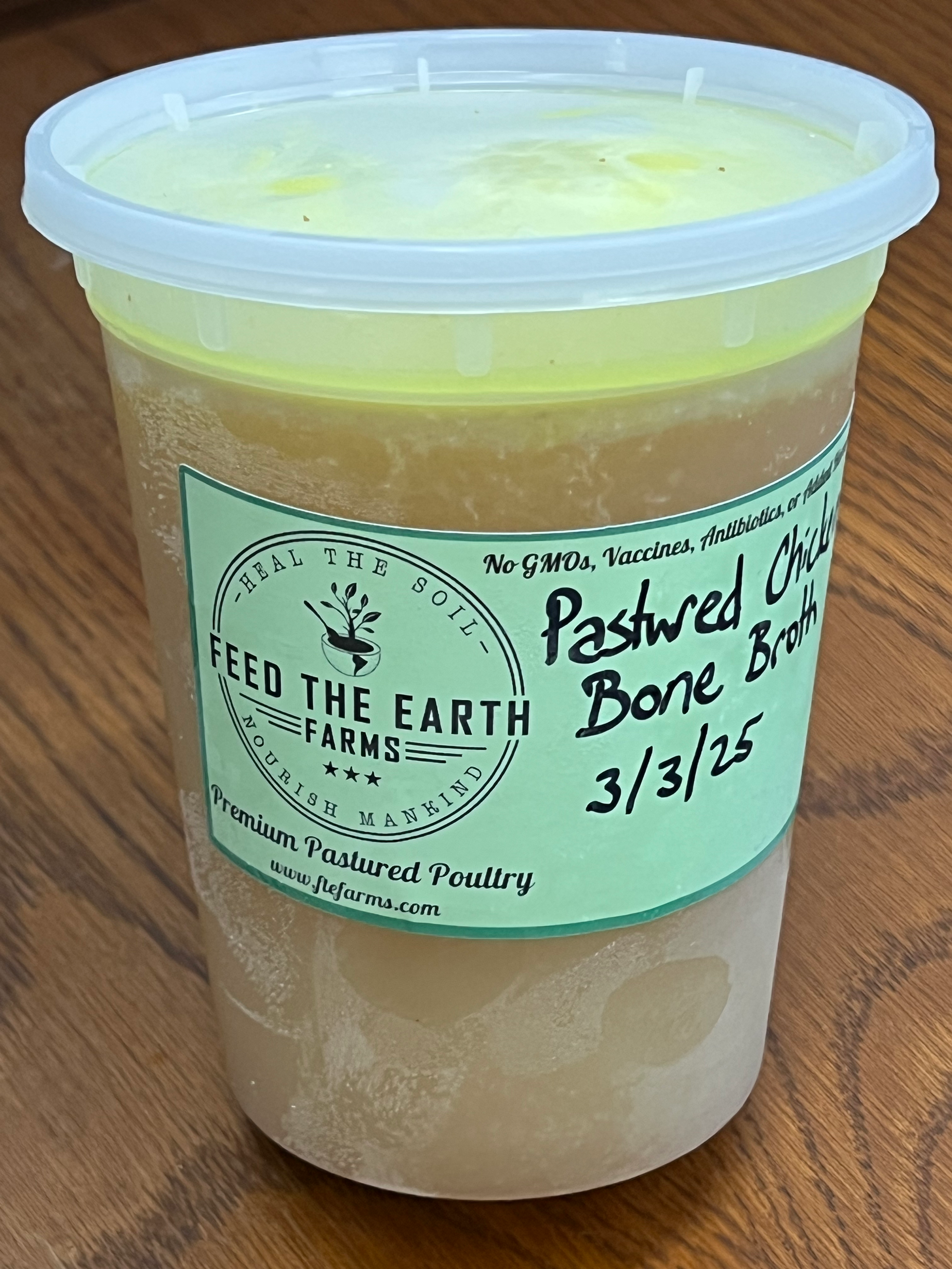 Pastured Chicken Bone Broth