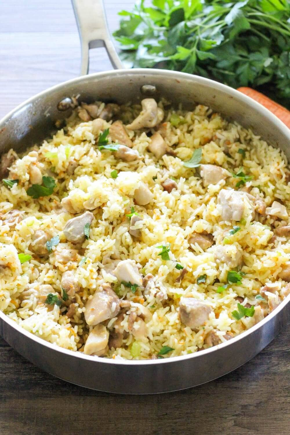 One Pot Chicken And Rice