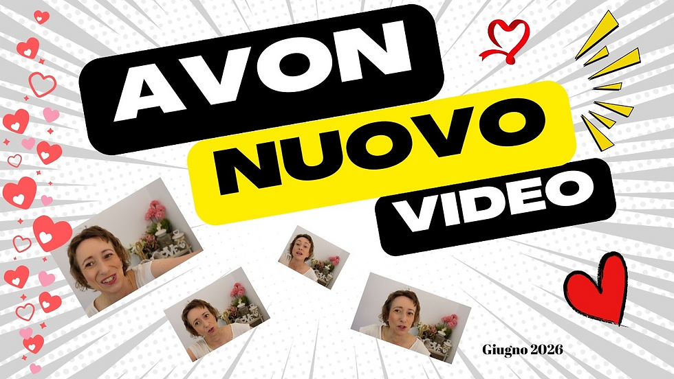 Avon : nuovi acquisti e prova prodotti