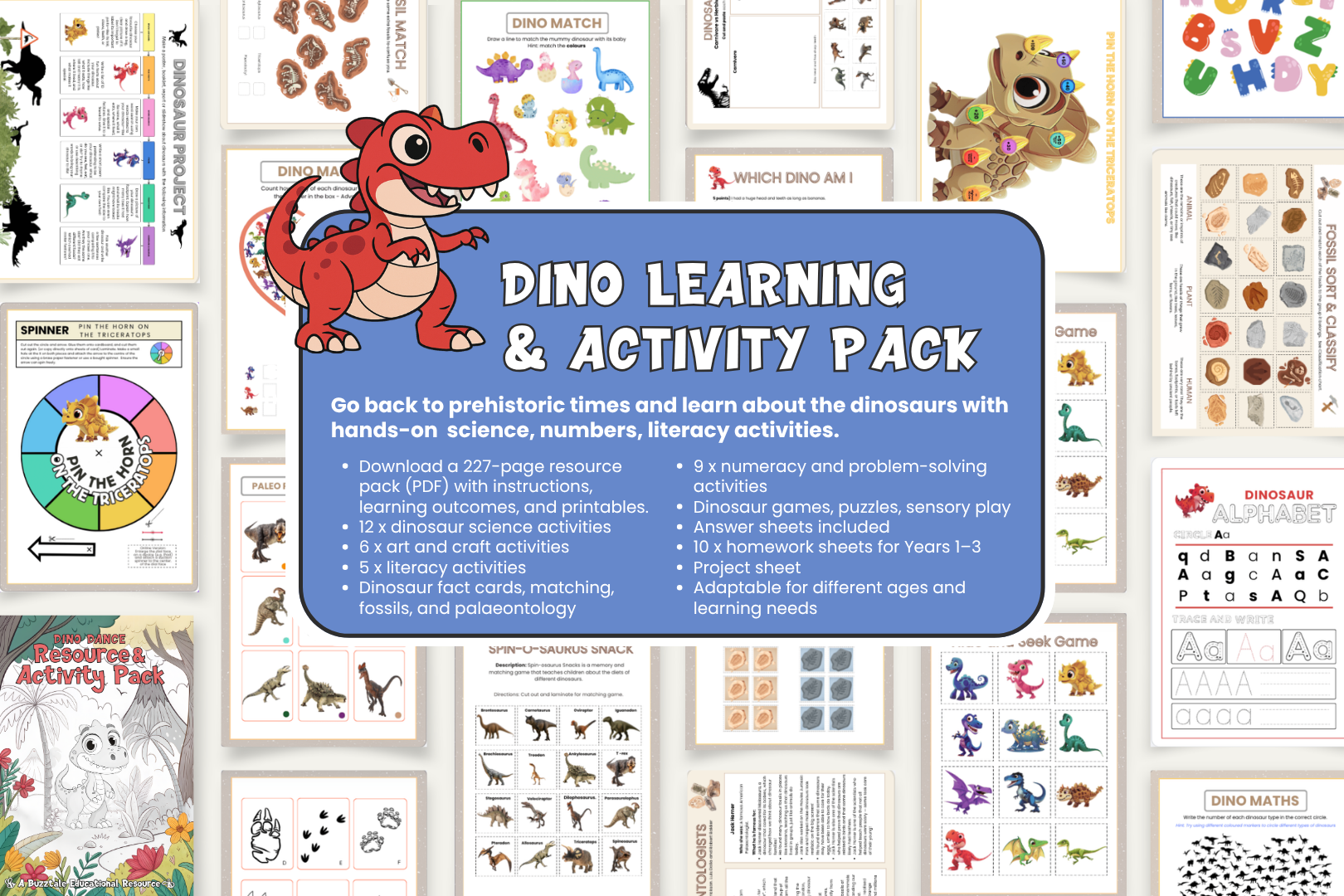 The Dino Dance Resource & Activity Pack (Digital)