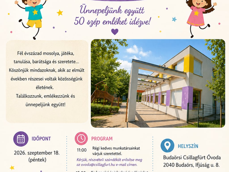 50 éves az Óvodánk!