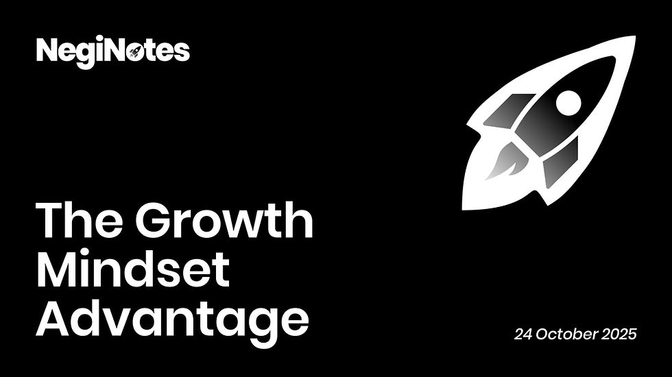 The Growth Mindset Advantage