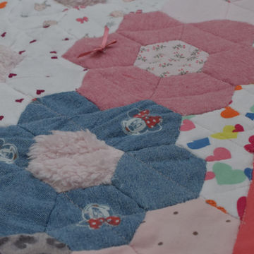 Hexagon flower patch