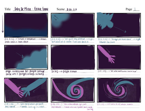 Animation – Baby Be Mine – Storyboard (2)