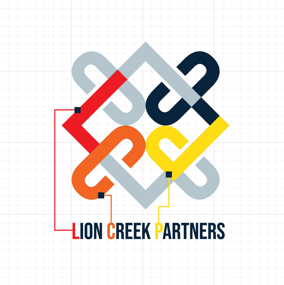 Lion Creek Partners – logo composition breakdown