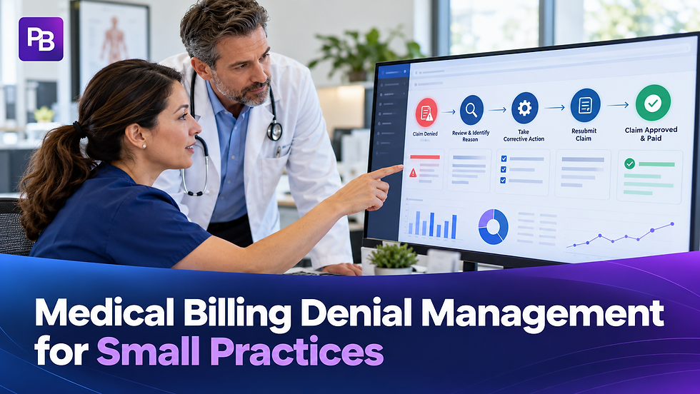 Medical billing denial management for small medical practices in the USA