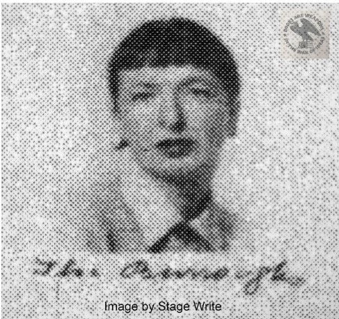 Photograph of Ilse Burroughs from her certificate of naturalization. January 1944.