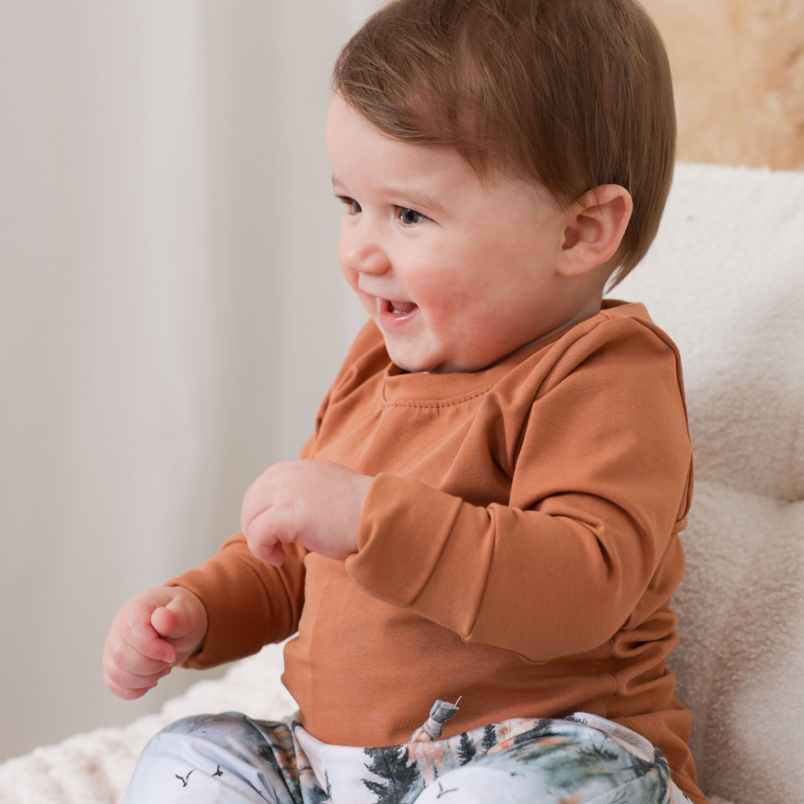 chandail évolutif caramel