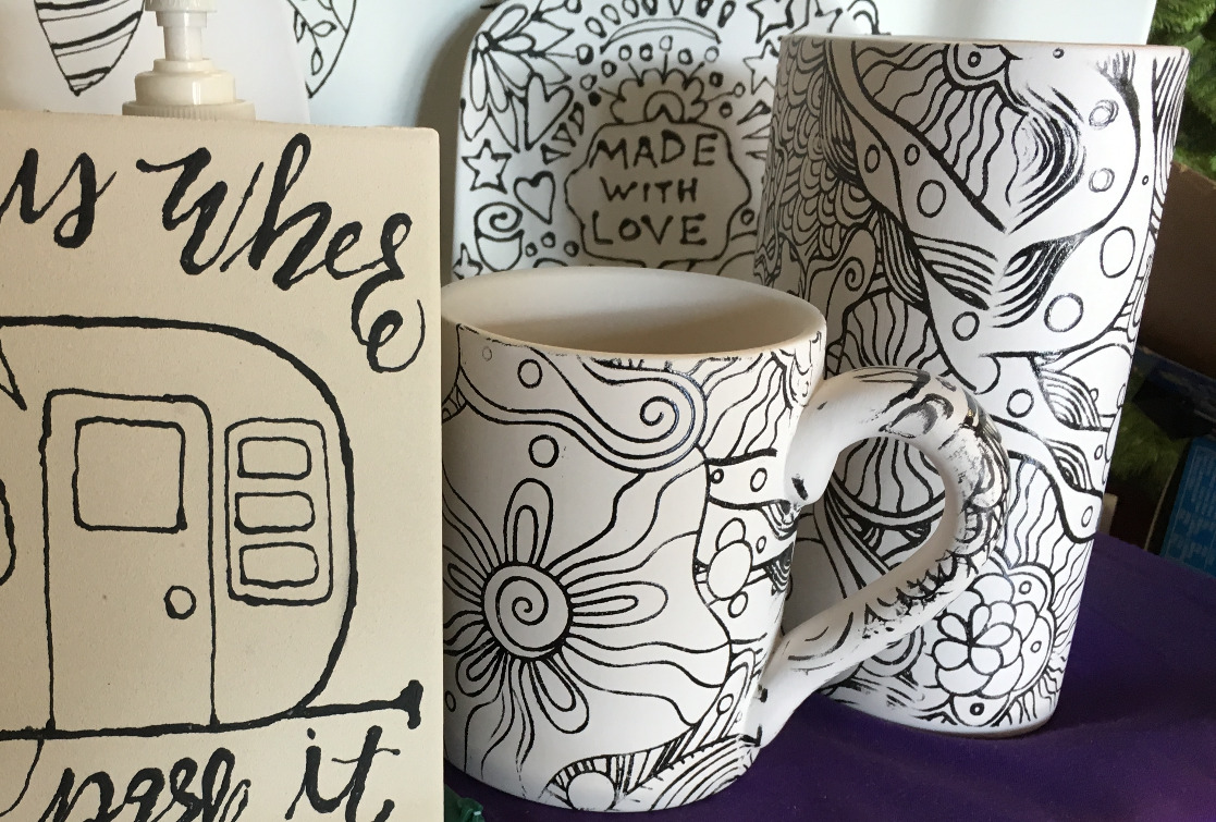 Paint Your Own Pottery Asheville Claying Around