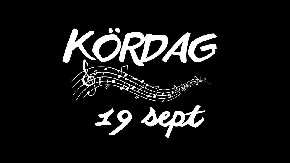 KÖRDAG 19 sept i Västerås med Ulrica Liavor Nybörjare/Medel