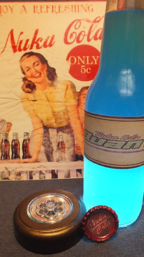 Custom-Made Nuka Cola Quantum with LED Base + Cap!