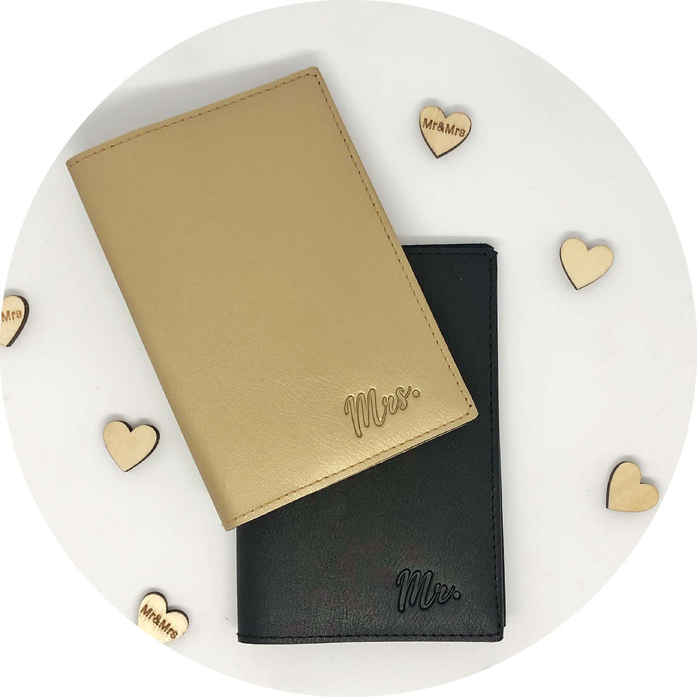 Reisepasshülle Hochzeit, Flitterwochen, Mr. & Mrs., Hochzeitsgeschenk, Geschenk zur Hochzeit, Brautpaar