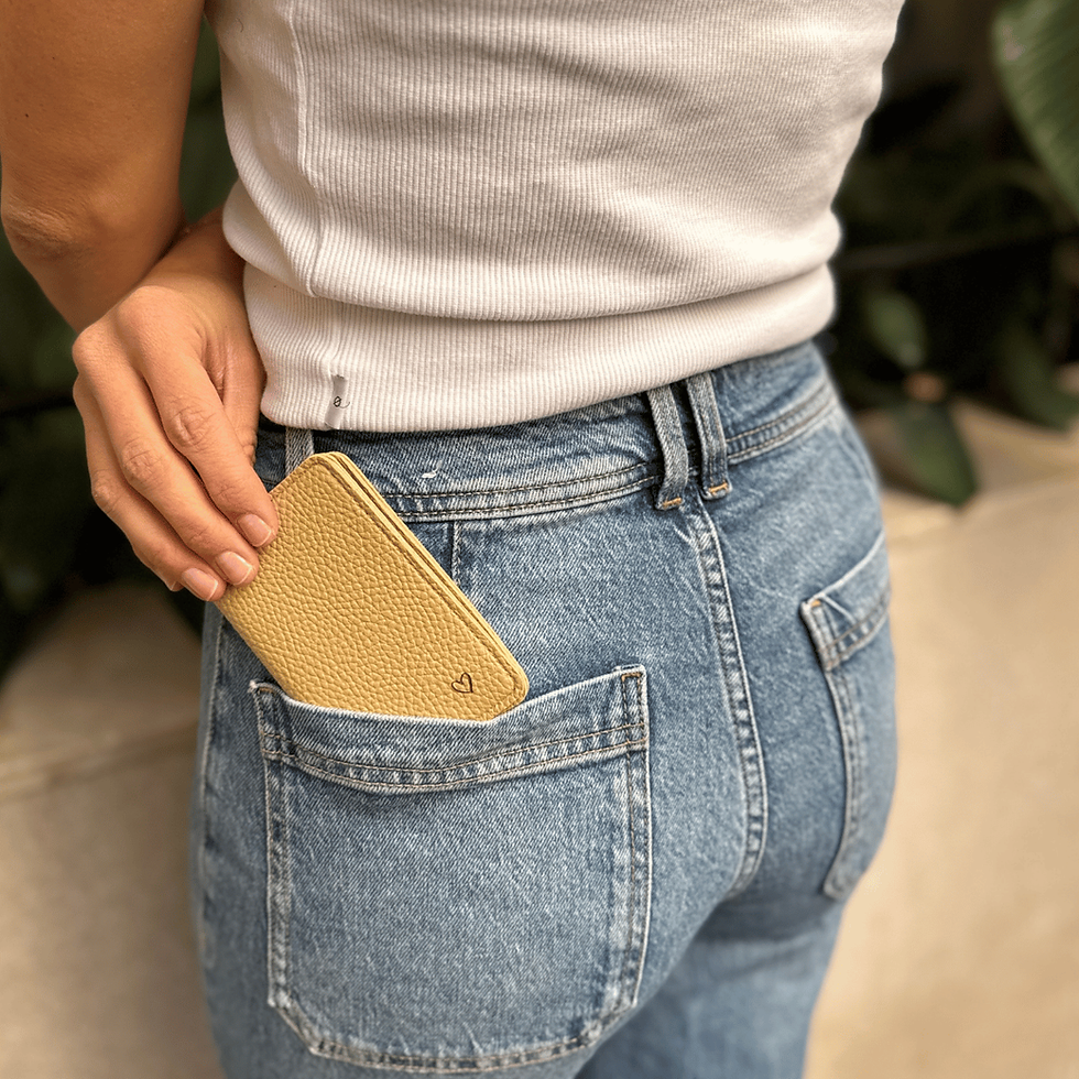 Miniaturbild: Slim Wallet, Card Holder, gelasert, Icon, Name, Logo