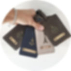 Kofferanhänger personalisiert, Namensgravur, Luggagetag, Reiseaccessoires, Kunstleder