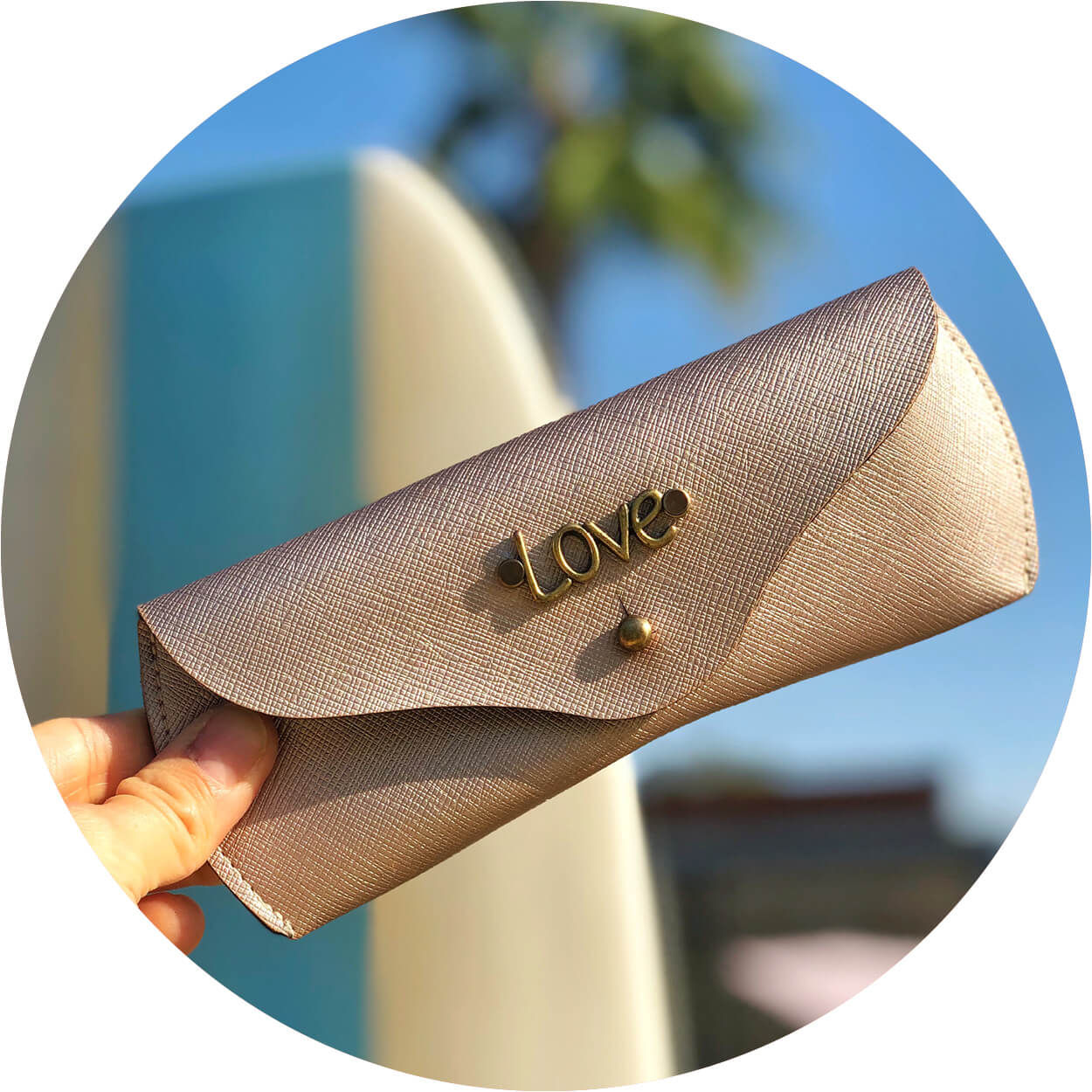 Brillenetui mit Namen, Etui, Sonnenbrille, Namensgravur