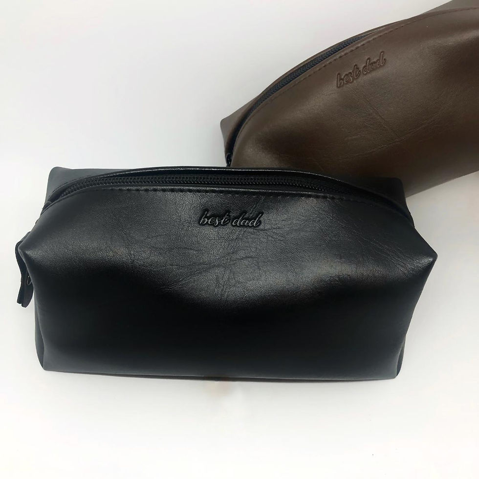 Miniaturbild: Kosmetiktache Männer, Kulturbeutel, Herren, Kulturtasche, personalisiert mit Namen, best dad, Prägung, Vatertag
