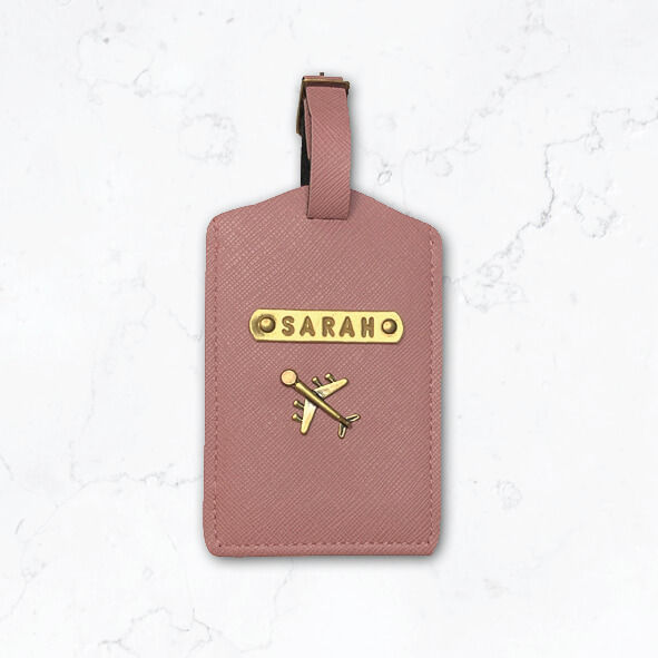 Miniaturbild: Kofferanhänger personalisiert, Namensgravur, Luggagetag, Reiseaccessoires, Kunstleder