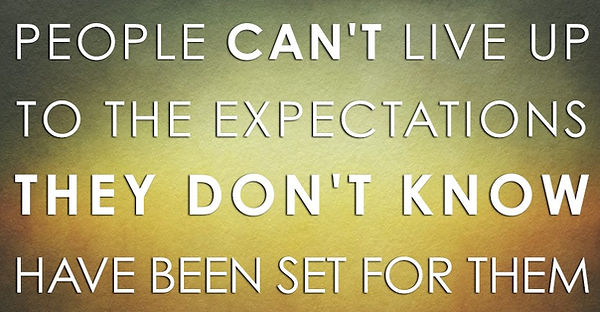 Slogan Related to Setting Expectations