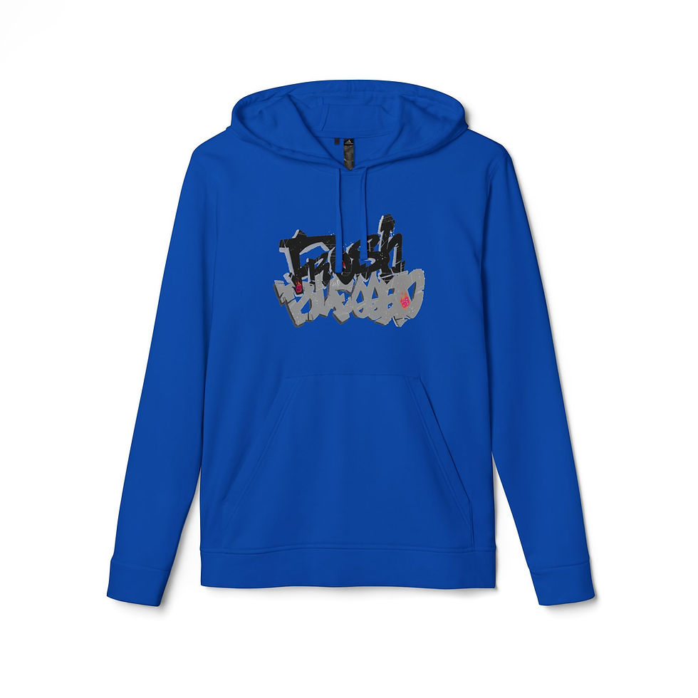 Thumbnail: Adidas Unisex Fresh and Blessed Fleece Hoodie -- Megaversal Style Urban Art