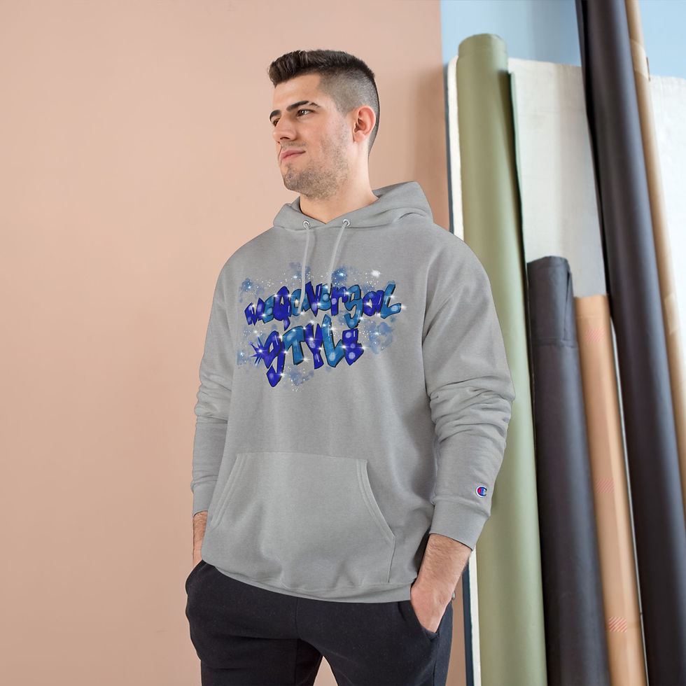 Thumbnail: Megaversal Style Original Graffiti Champion Hoodie - Stylish Casual Wear