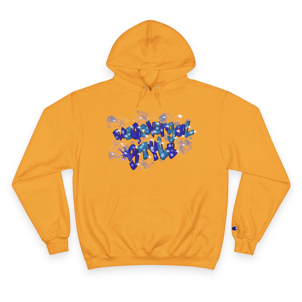 Thumbnail: Megaversal Style Original Graffiti Champion Hoodie - Stylish Casual Wear