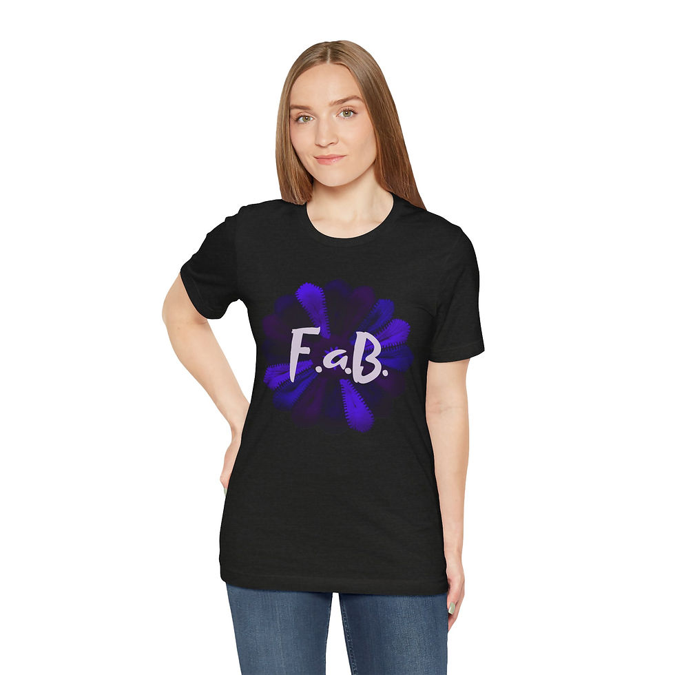 Thumbnail: Fresh and Blessed Embroidered Flower Tee (F.a.B.)