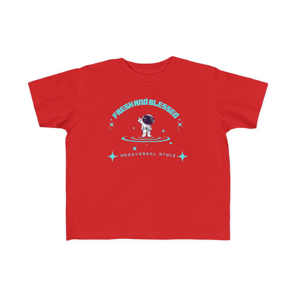 Thumbnail: Fresh and Blessed Toddler's Stellar Dweller Tee - Megaversal Style Enhanced