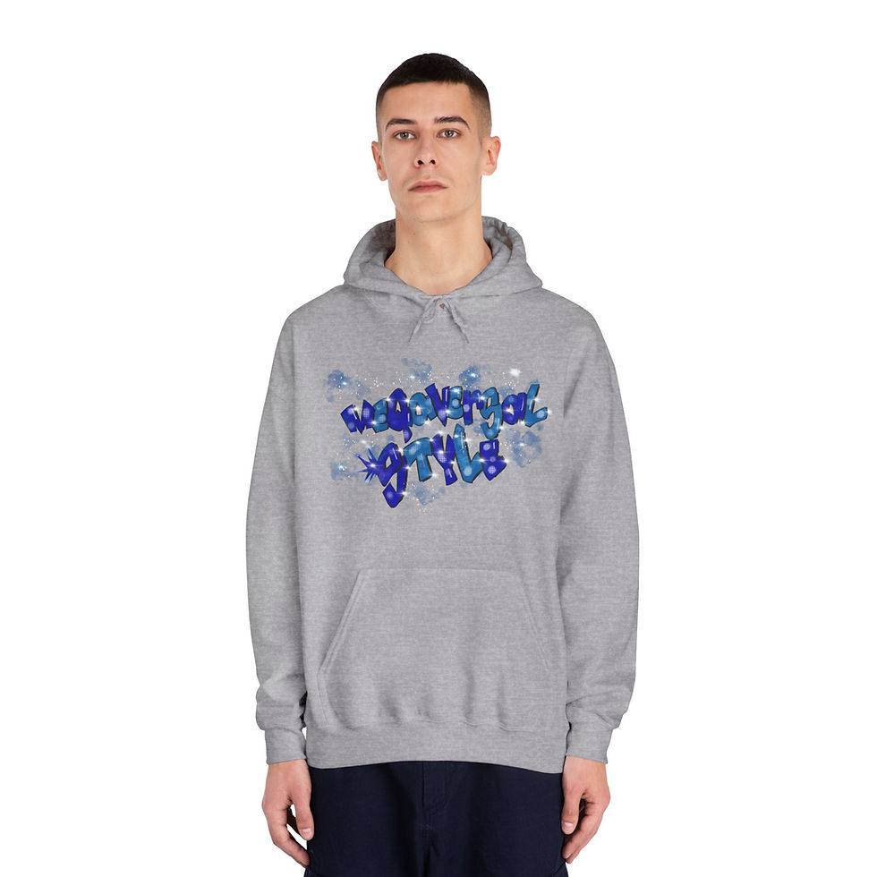 Thumbnail: Megaversal Style Original Cool Graphic Hoodie - Fresh and Blessed Gear
